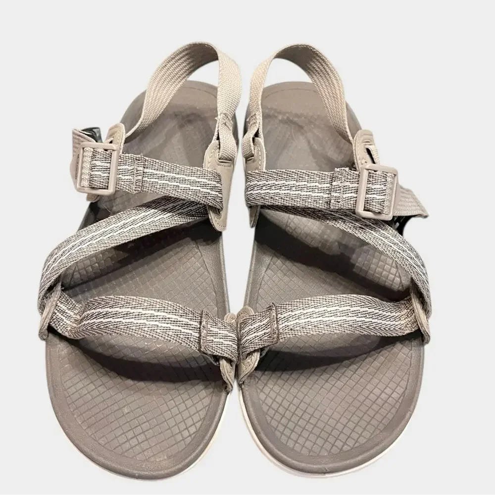 CHACO Lowdown Active Sandals Pully Gray Hiking Outdoor Gorpcore Women’s Size 8
